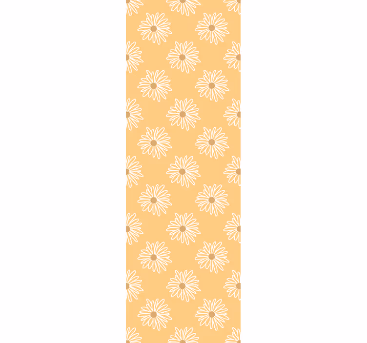 Papel pintado flores flor amarilla floral - TenVinilo