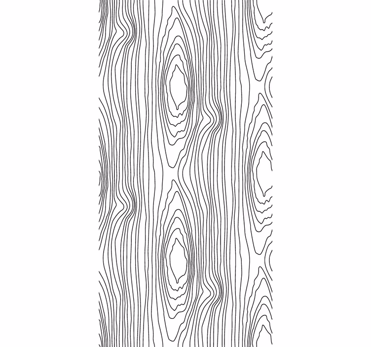 Papel pintado madera anillos de árboles lineales - TenVinilo