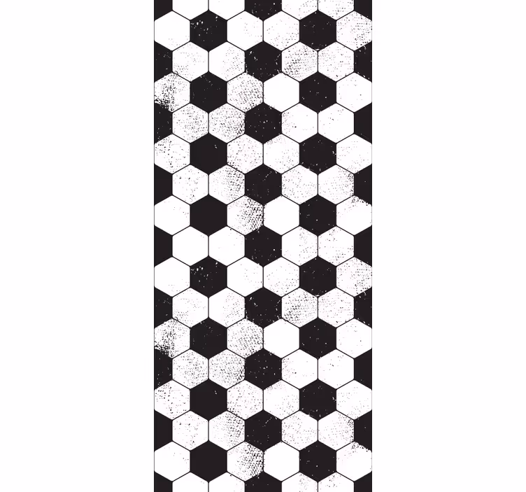 Papel pintado geométrico formas hexagonales - TenVinilo