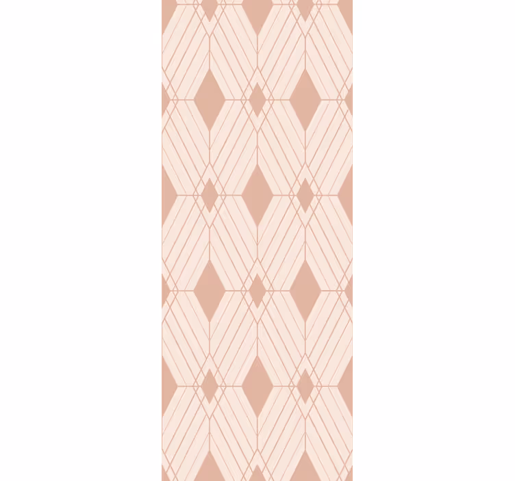 Papel pintado geométrico diamantes de decoración pastel - TenVinilo