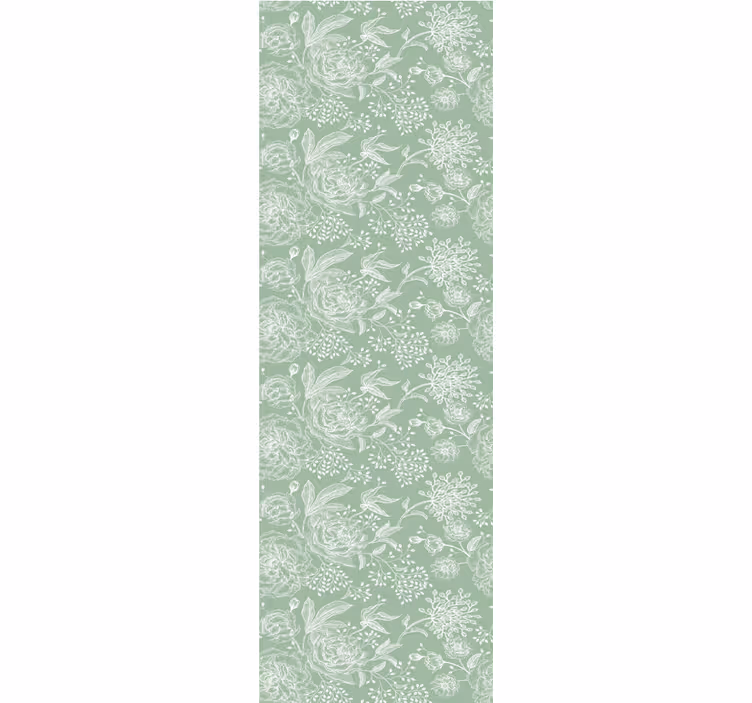 Papel pintado flores suave elegancia floral - TenVinilo