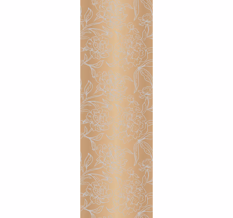 Papel pintado floral delicados acentos florales - TenVinilo