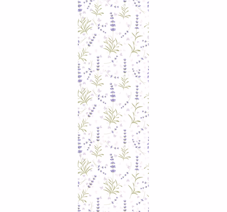 Papel pintado flores arreglo floral de lavanda - TenVinilo