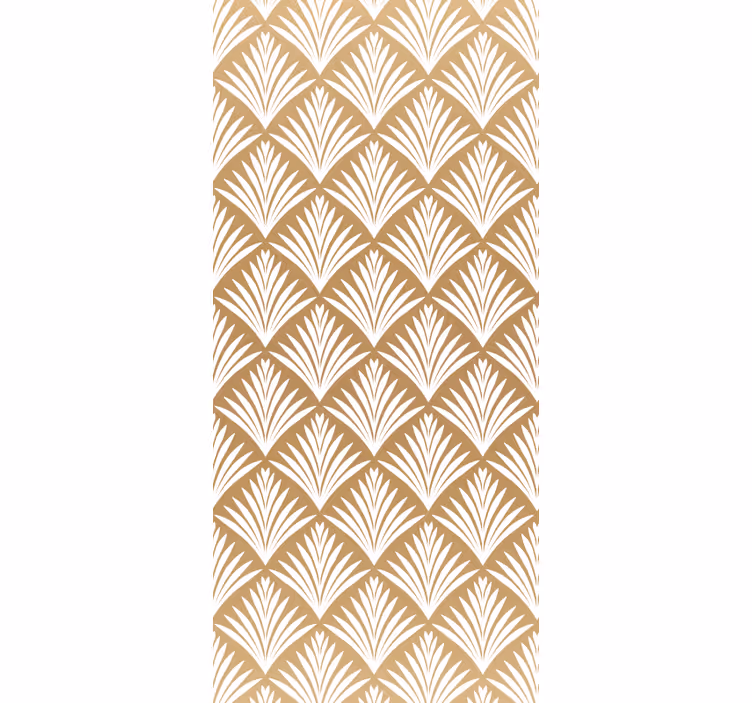 Papel pintado ornamental elegante detalle arqueado - TenVinilo