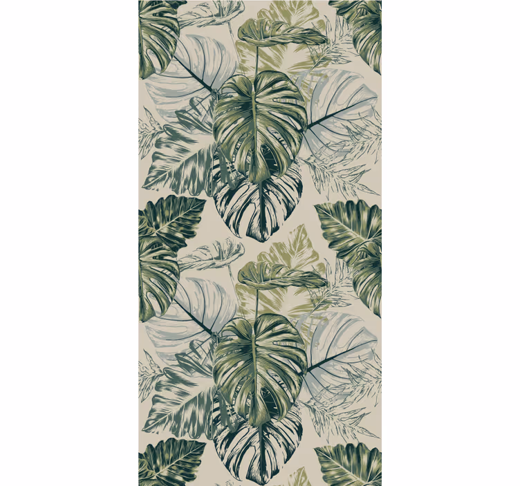 Papel pintado naturaleza decoración de exuberante vegetación - TenVinilo