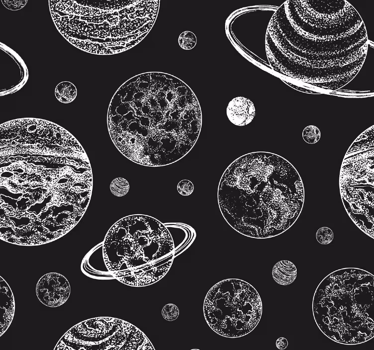 Papel pintado estrellas exploración de los cuerpos celestes - TenVinilo