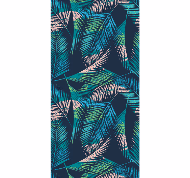 Papel pintado naturaleza vibraciones de palmeras tropicales - TenVinilo