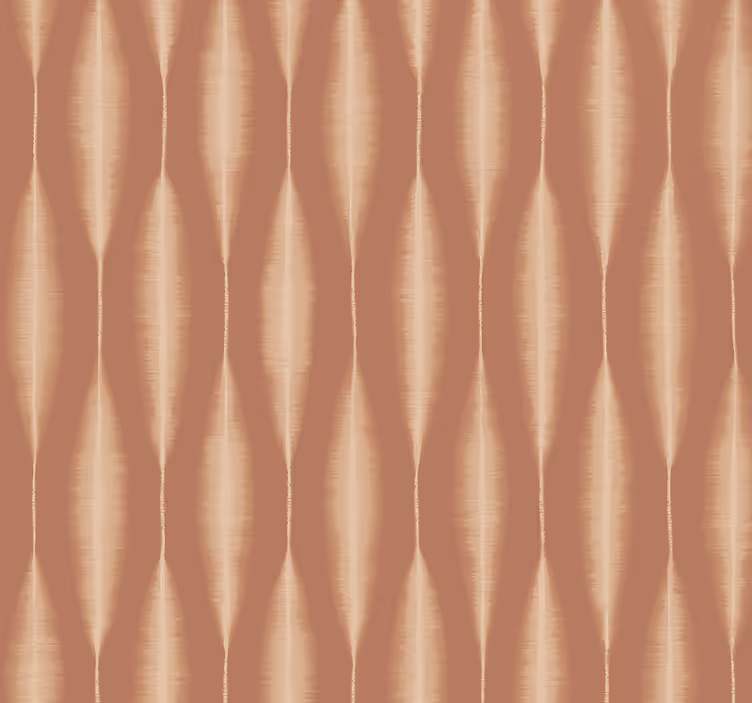Papel pintado geométrico mousse de moca ikat kasuri - TenVinilo