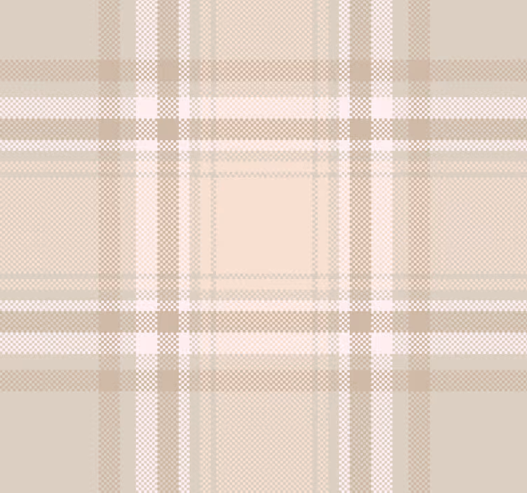 Papel pintado salón patrón burberry - TenVinilo