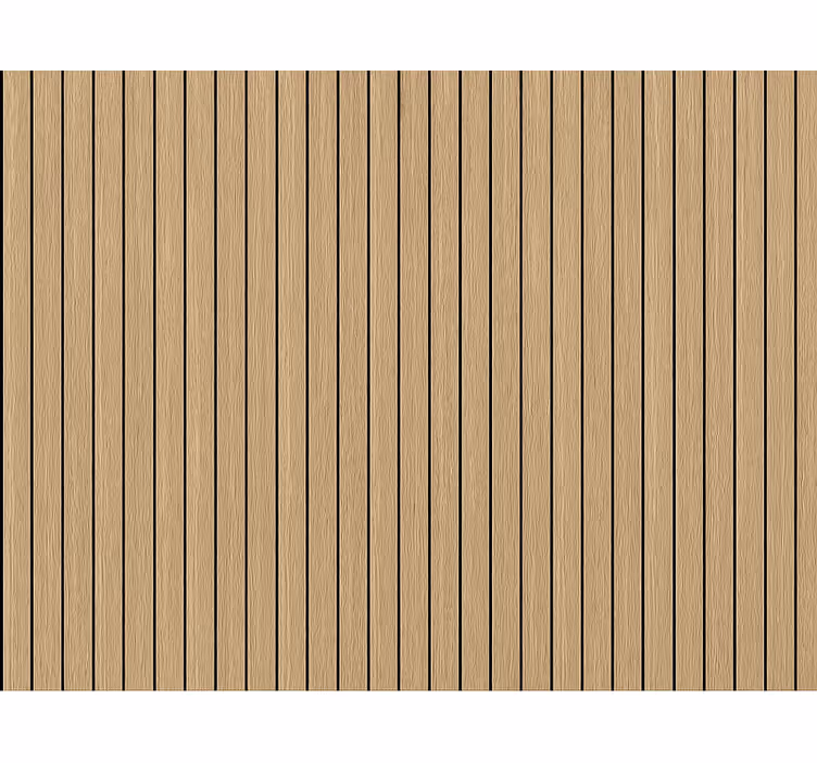 Papel pintado salón listones de madera verticales - TenVinilo