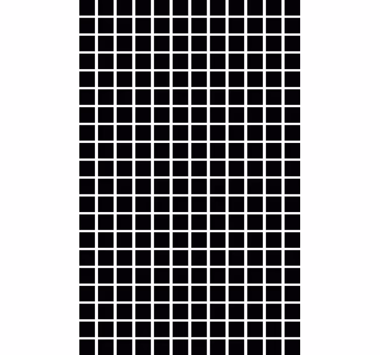 Papel pintado geométrico escala de cuadrados grises - TenVinilo