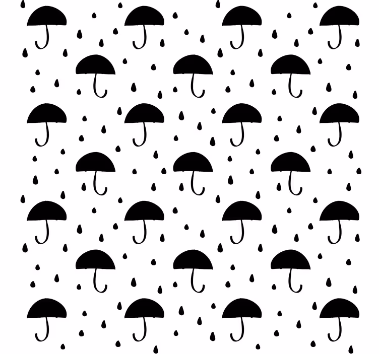 Papel pintado geométrico confeti de gotas de lluvia - TenVinilo