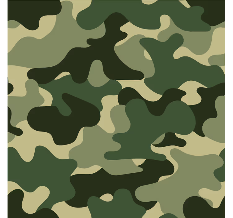 Papel pintado naturaleza diseño camuflaje - TenVinilo