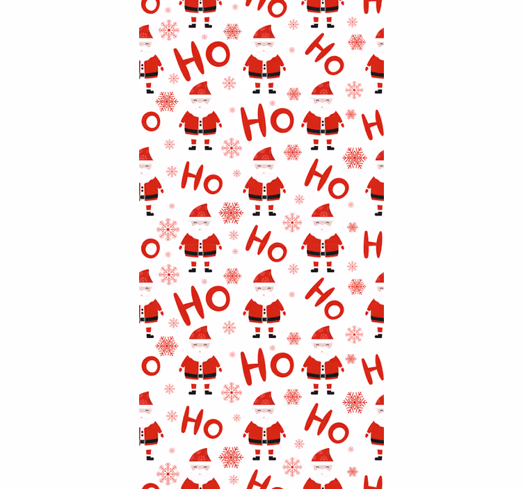 Papel pintado navidad santa claus jojojo - TenVinilo