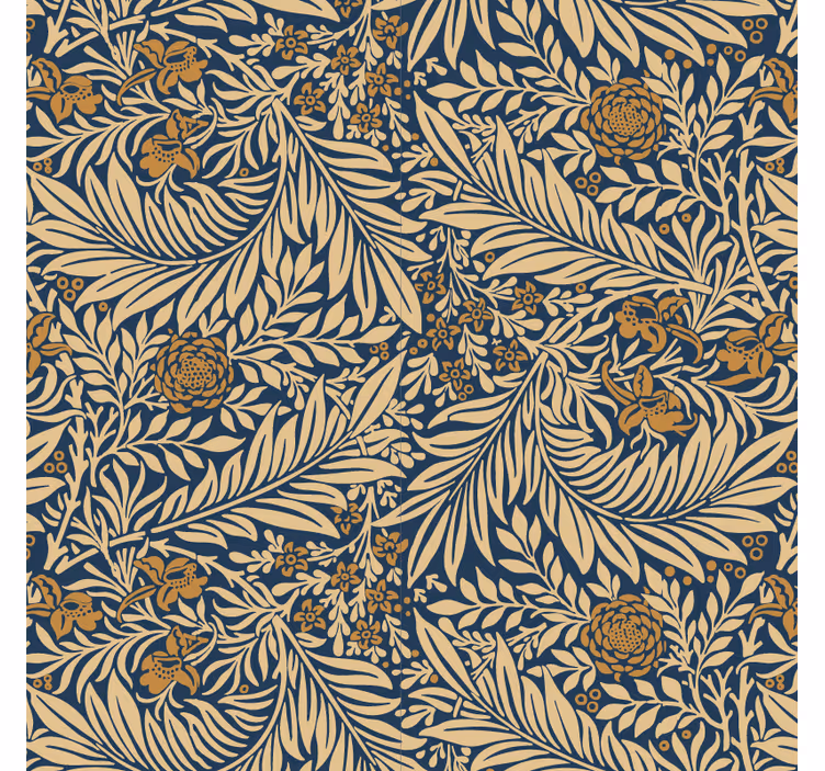 Papel pintado salón floral vintage - TenVinilo