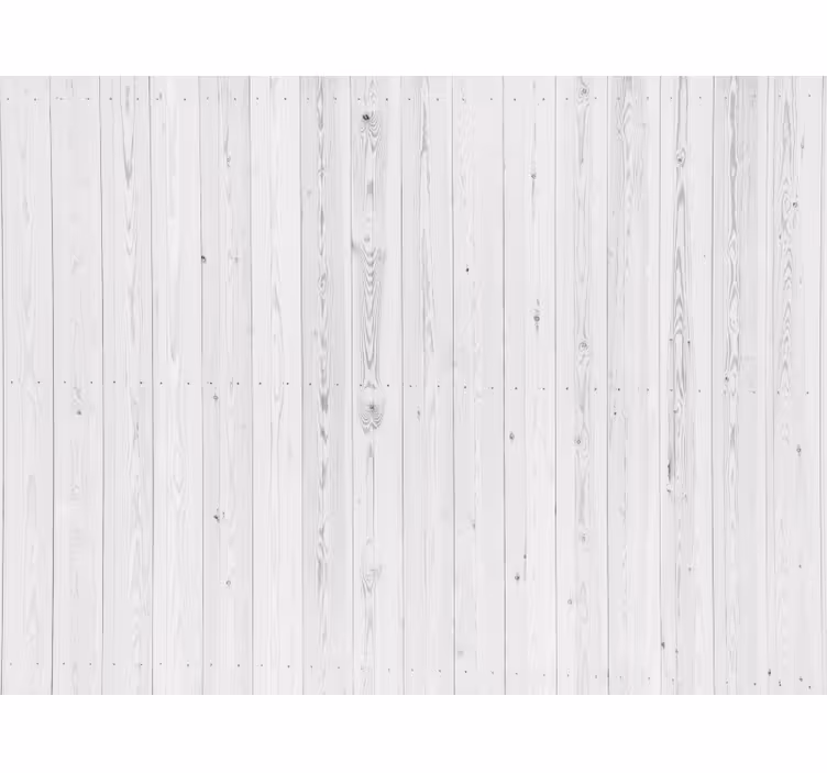 Papel pintado madera patrón blanco vintage - TenVinilo