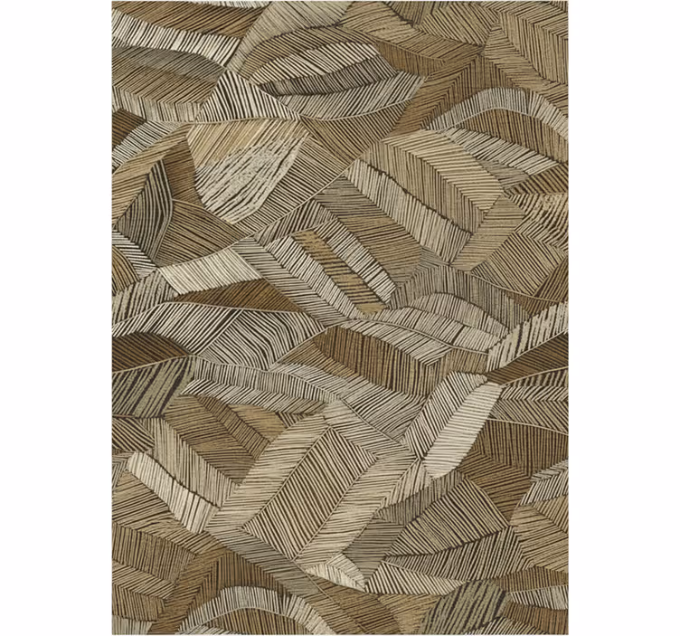 Papel pintado salón geometría abstracta en tonos tierra - TenVinilo