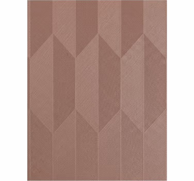 Papel pintado salón chevron geométrico malva - TenVinilo