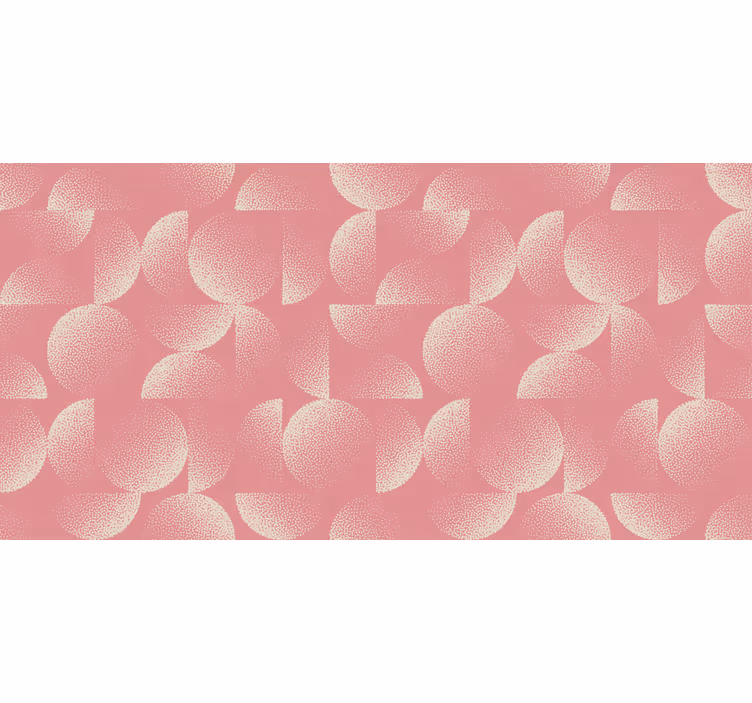 Papel pintado dormitorio semicírculos pastel - TenVinilo