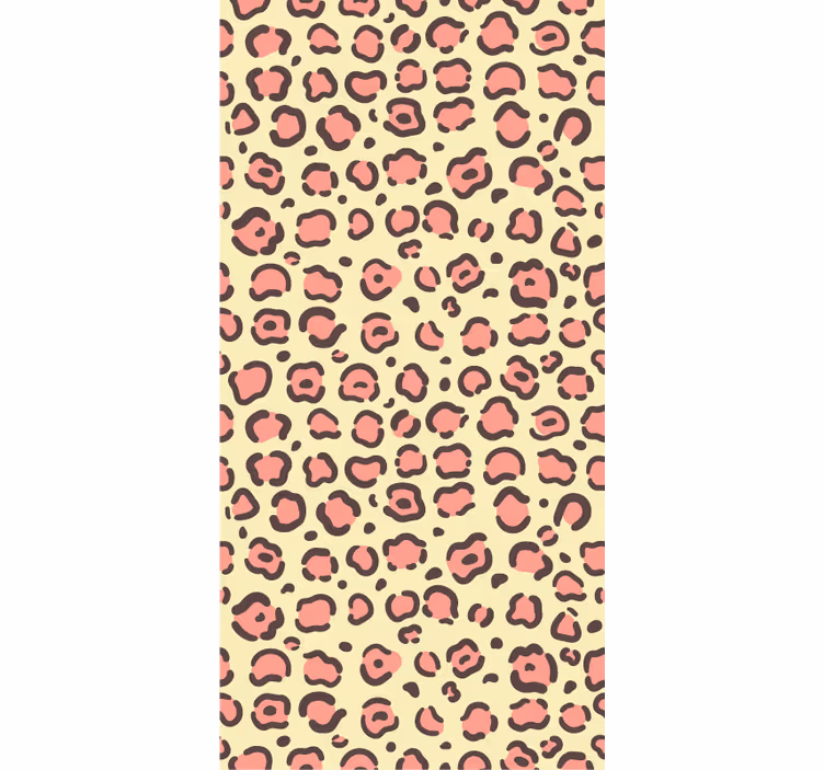 Papel pintado dormitorio textura de piel de leopardo - TenVinilo