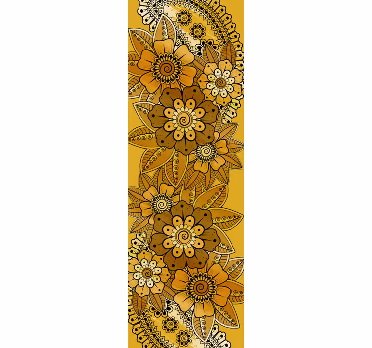 Papel pintado floral estilo indio pailey - TenVinilo