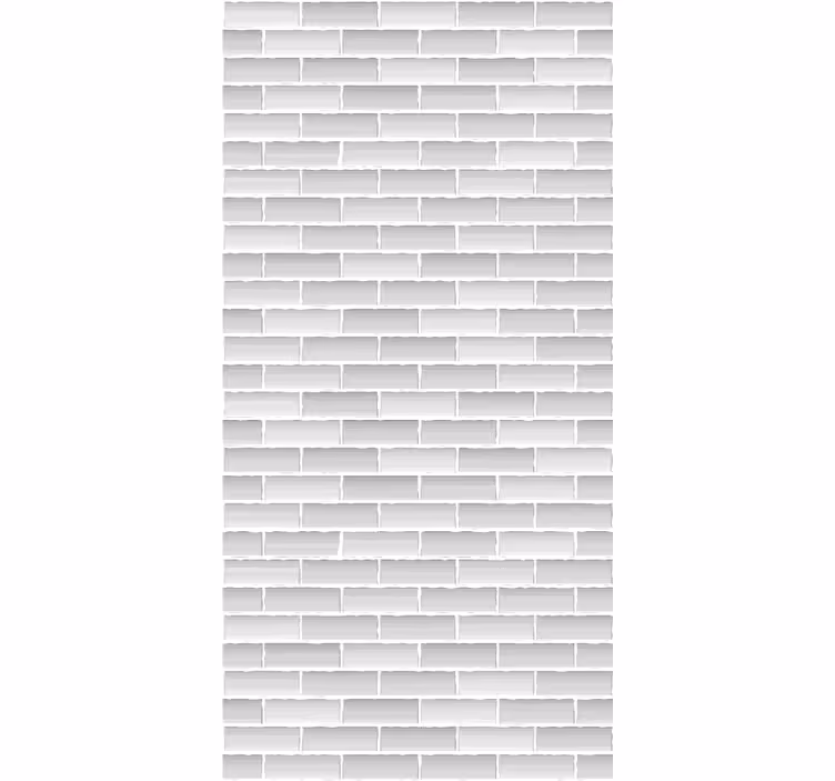 Papel pintado ladrillos patrón gris realista - TenVinilo