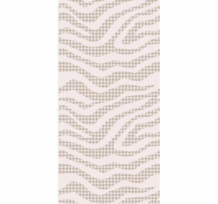 Papel pintado salón patrón de olas abstractas - TenVinilo
