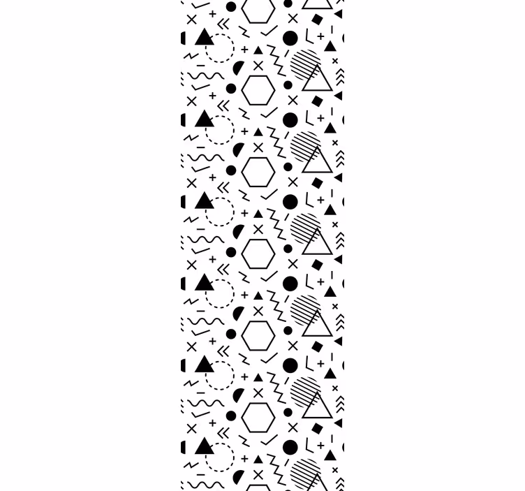 Papel pintado ornamental formas abstractas audaces - TenVinilo