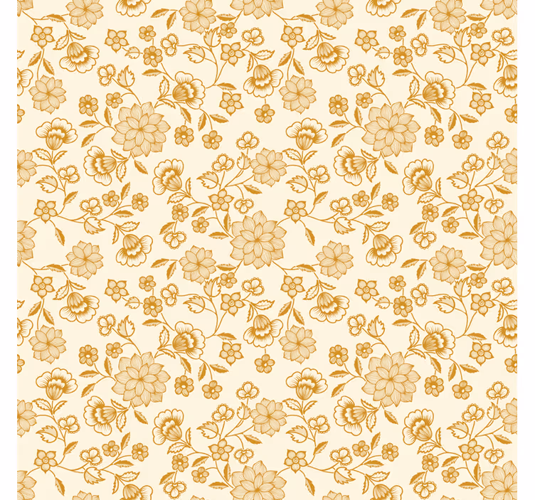 Papel pintado ornamental musa botánica elegante - TenVinilo