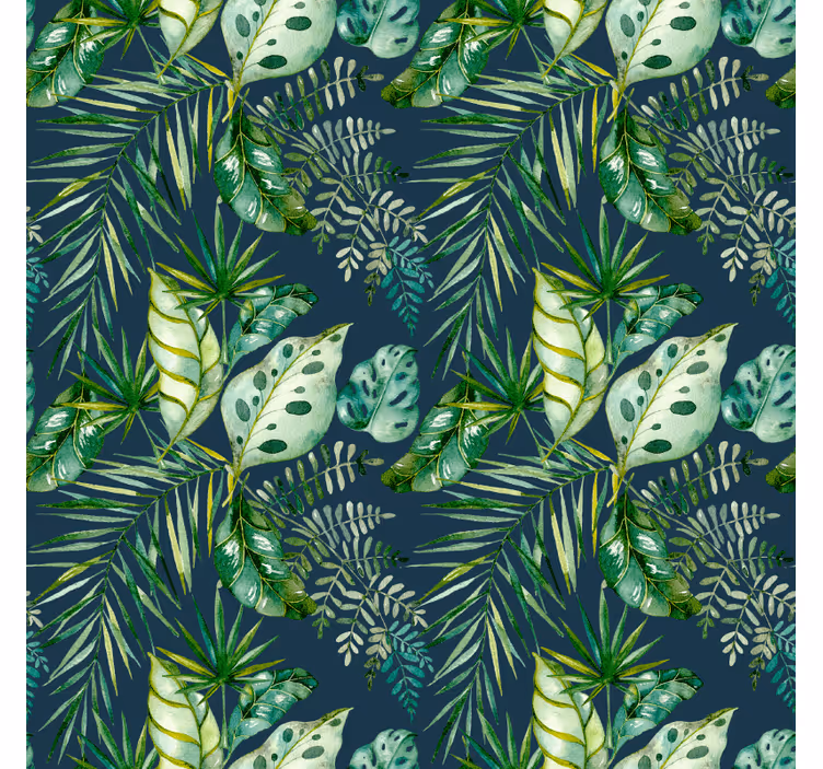 Papel pintado texturas diseño vegetal selva - TenVinilo