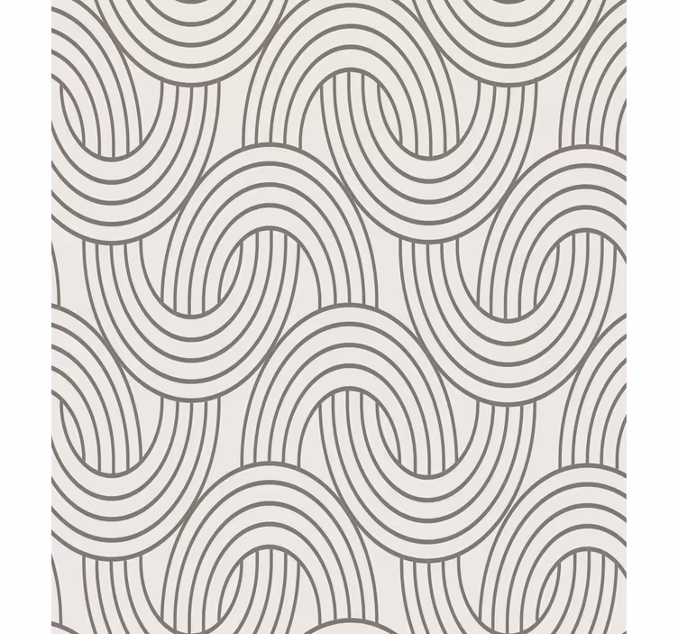 Papel pintado salón patrón ilusión art decó - TenVinilo