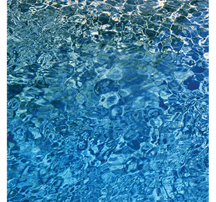 Papel pintado texturas agua realista azul - TenVinilo