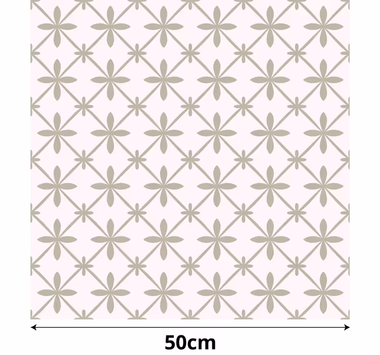 Papel pintado dormitorio patrón vintage simple - TenVinilo