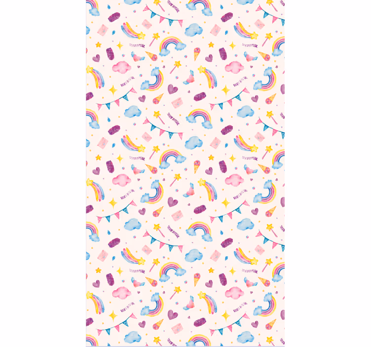 Papel pintado animal patrón acuarela sin fin - TenVinilo
