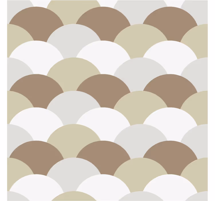 Papel pintado dormitorio escamas marrones - TenVinilo