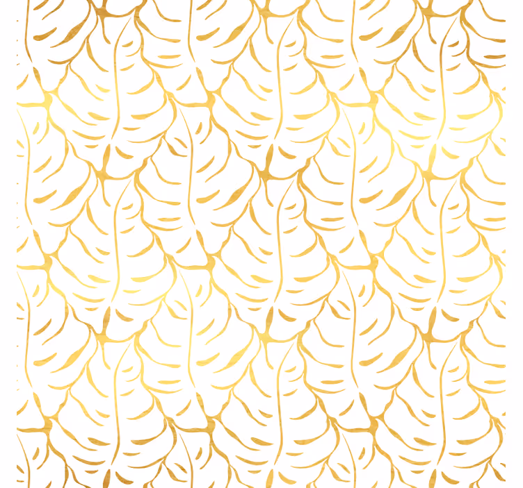 Papel pintado dormitorio hojas tropicales elegantes - TenVinilo