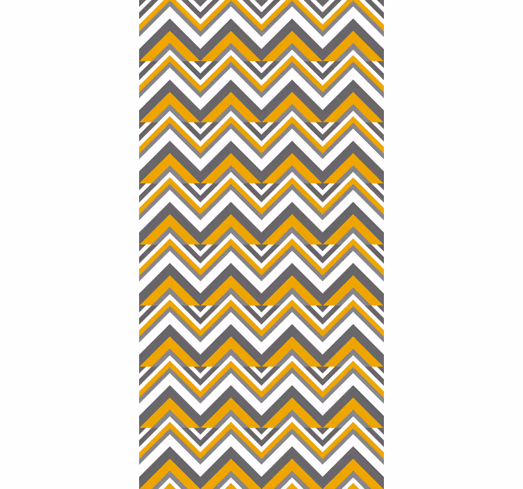 Papel pintado dormitorio estilo chevron - TenVinilo