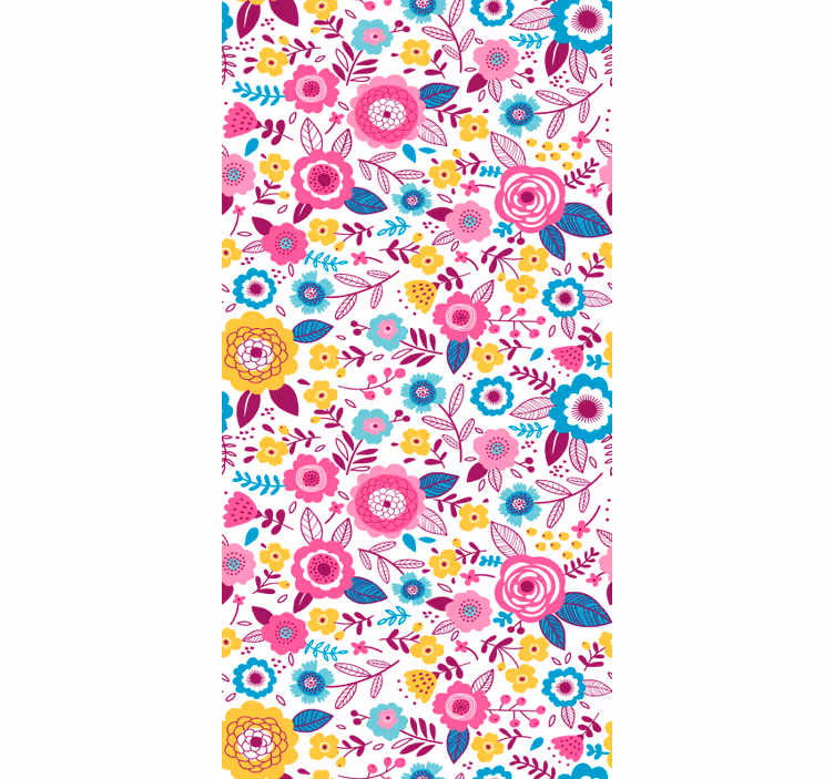 Papel pintado dormitorio motivación botánica vibrante - TenVinilo