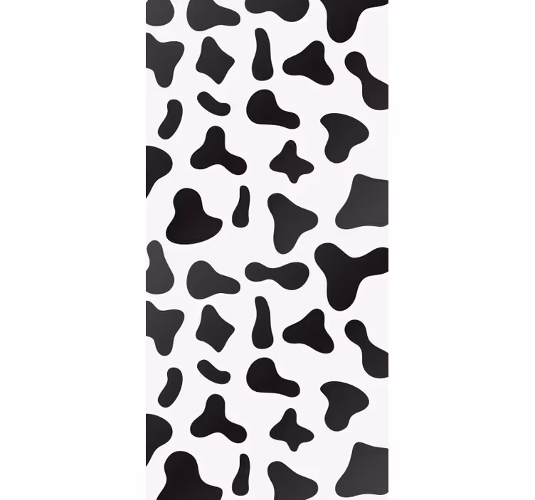 Papel pintado animal estampado de vaca - TenVinilo