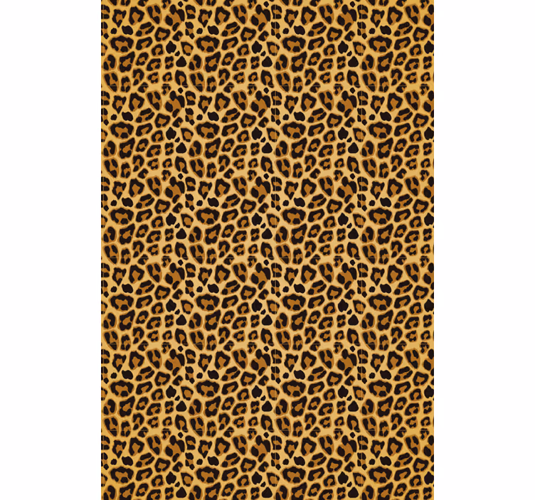 Papel pintado animal estampado de leopardo - TenVinilo