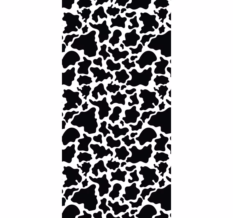 Papel pintado animal diseño de piel de vaca - TenVinilo