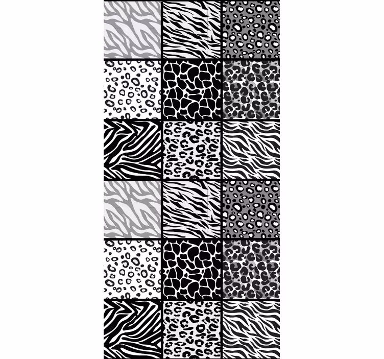 Papel pintado animal diferentes estampados animales - TenVinilo
