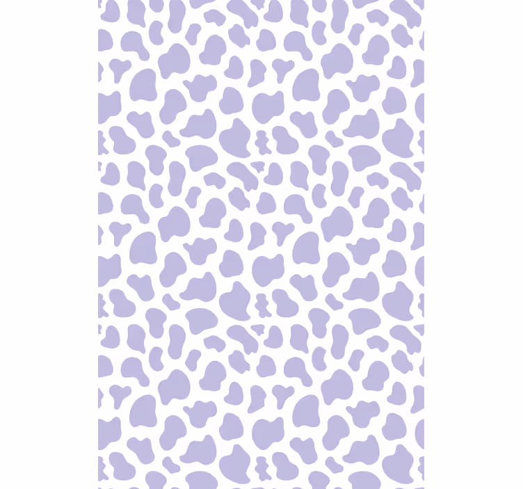 Papel pintado animal estampado de vaca morada - TenVinilo