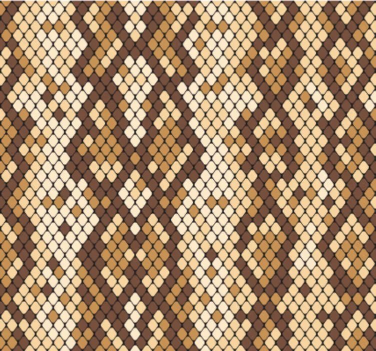 Papel pintado animal estampado de piel de serpiente - TenVinilo