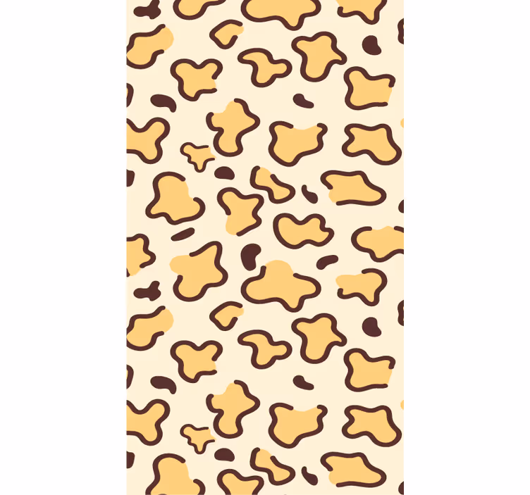 Papel pintado animal formas de leopardos grandes - TenVinilo