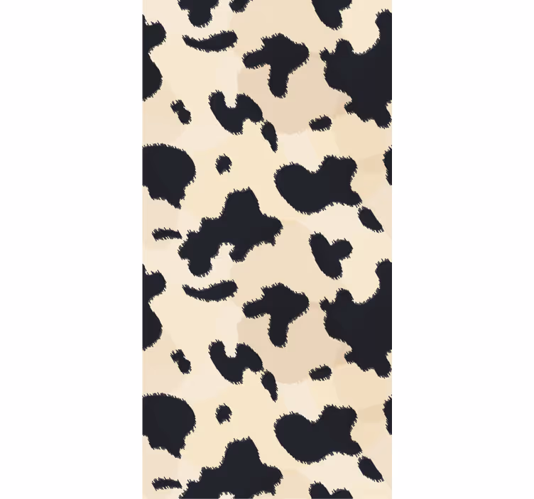 Papel pintado animal patrón de manchas de vaca - TenVinilo