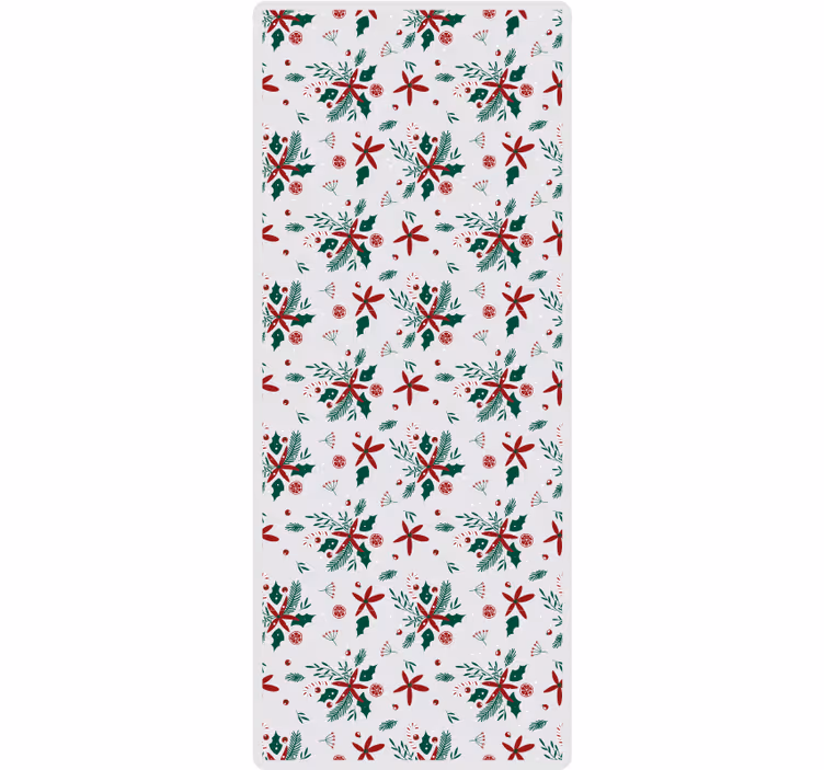 Papel pintado navidad hermoso patrón navideño - TenVinilo