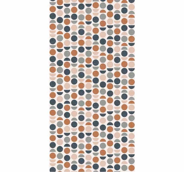 Papel pintado oficina patrón semicírculos - TenVinilo