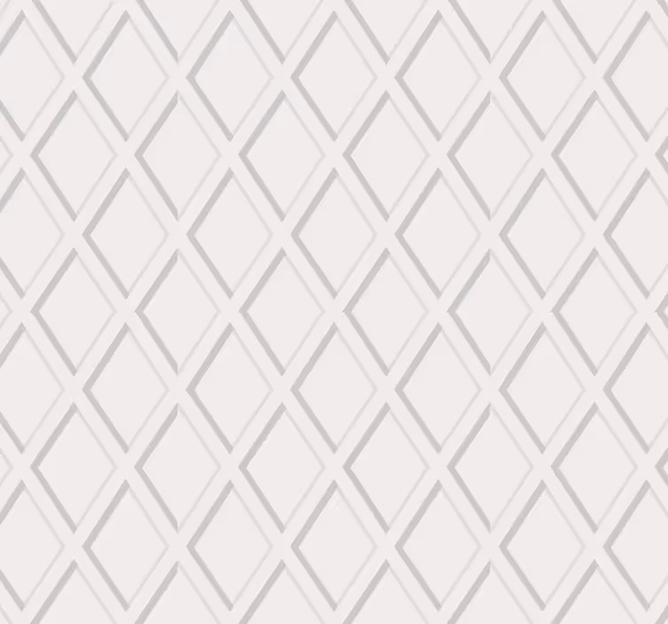 Papel pintado pasillos patrón rombos 3d hamptons - TenVinilo