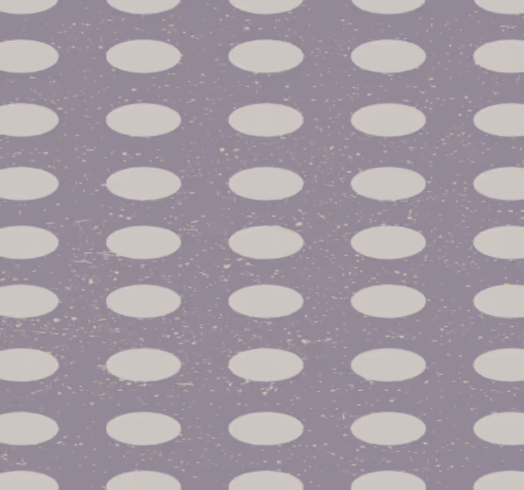 Papel pintado pasillos círculos grises y morados - TenVinilo